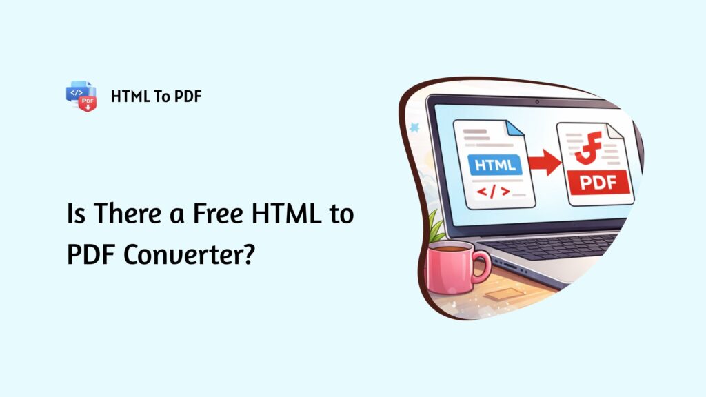 Is There a Free HTML to PDF Converter?